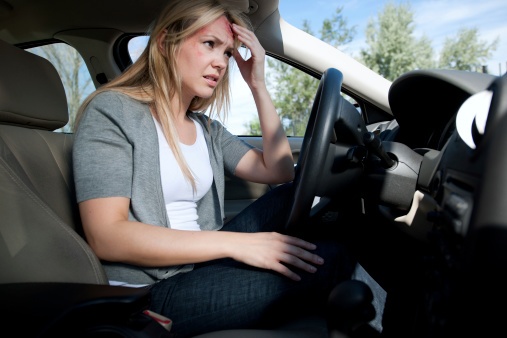 Woman Gets Laceration from a Car Accident