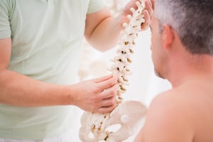 Chiropractor Explaining Low Speed Accident Injuries
