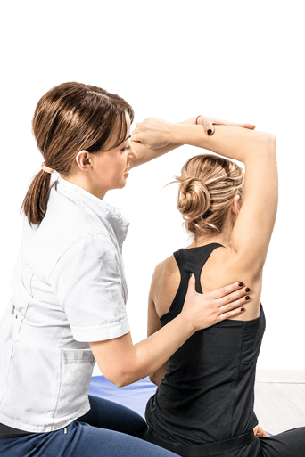 Chiropractor Adjusting Patient in Florida